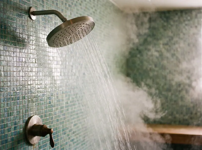 Detail pengerjaan steam room oleh Kontraktor Sauna Surabaya