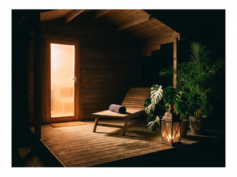 Detail pengerjaan sauna outdoor oleh Kontraktor Sauna Surabaya